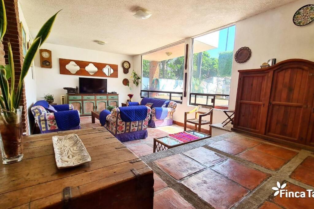 Finca Taino. Hermosa Casa Con Alberca Хьютепек Екстер'єр фото